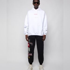Vetements Unisex white logo hoodie size  XS BNWT